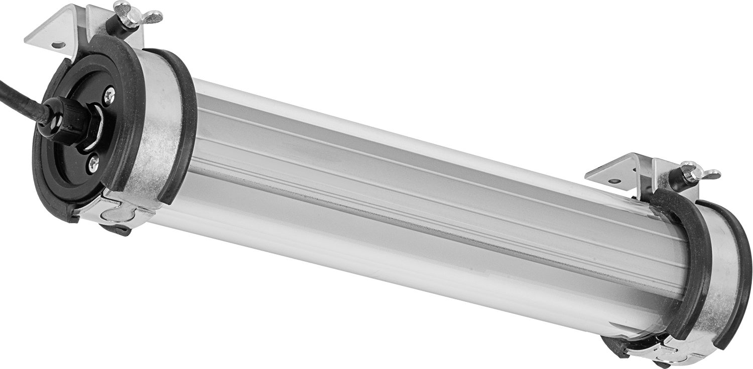Kolay Yenileme Makine Işığı, Dahili LED ile, 120V AC ila 277V AC, 31-1/8" Toplam Uzunluk