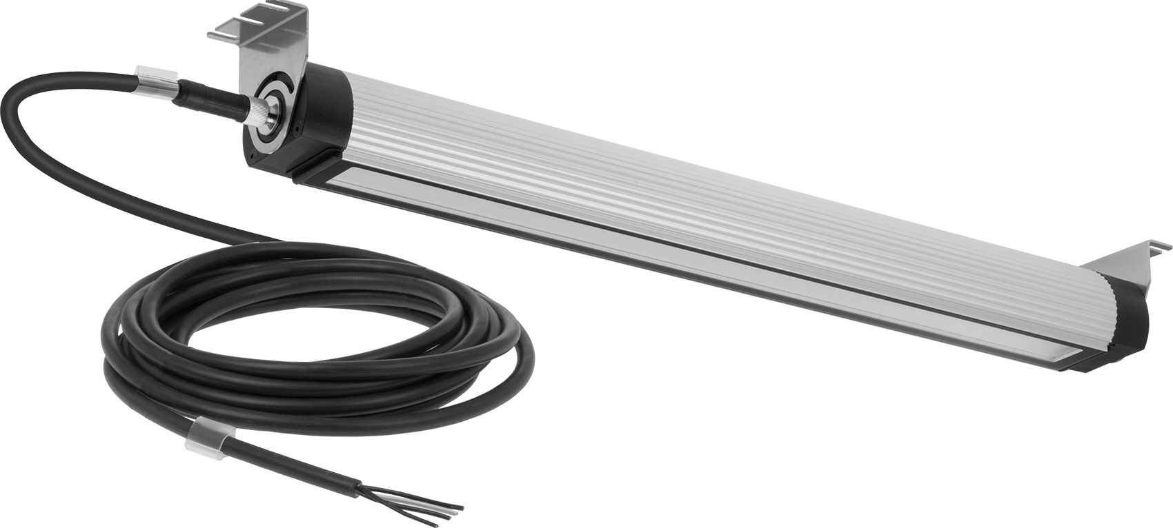 Kolay Yenileme Makine Işığı, Dahili LED ile, 120V AC ila 240V AC, 26-5/8" Toplam Uzunluk