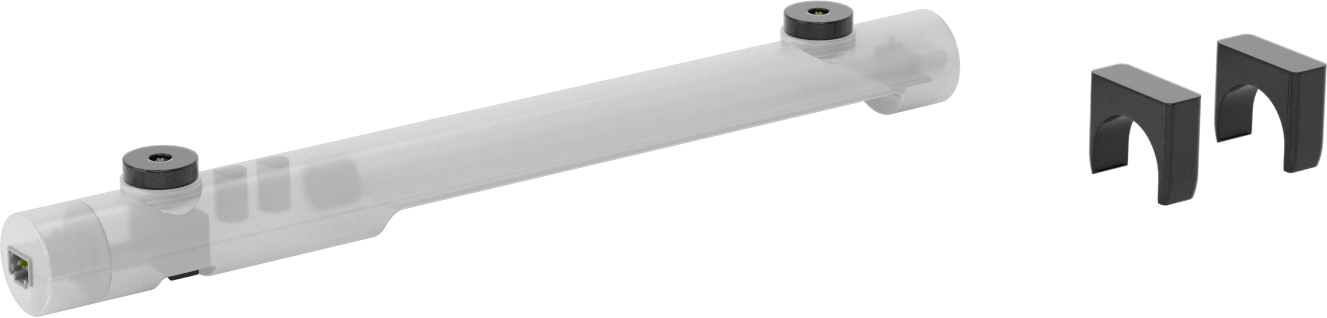 Muhafaza Şerit Işığı, Kanatlı Anahtar, 560 Lumens, Manyetik Montaj