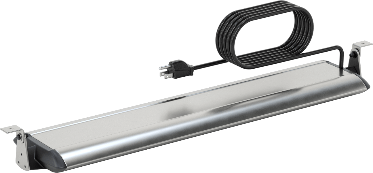 İş İstasyonu Şerit Işığı, 120-240V AC, 23-1/2" Toplam Uzunluk, 2000 Lumens