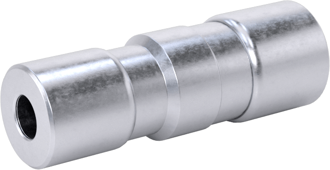 Nikel Kaplı Pirinç Bas-Bağlan Tüp Bağlantı Elemanı, Hava için, 1/8" Boru Dış Çap x 4 mm Boru Dış Çap için Adaptör