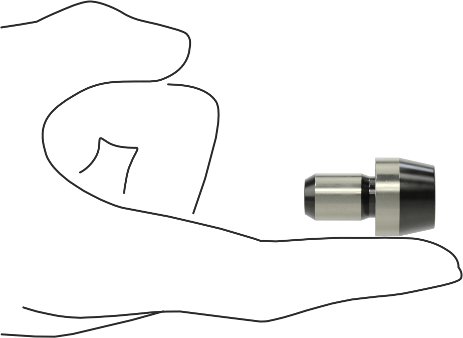 Yer Belirleme Pimi, 20 mm Çap x 15 mm Yükseklikte Yuvarlak Baş