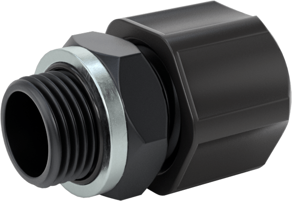 Hava için Vidalı Somunlu Dikenli Boru Bağlantı Elemanı, 8 mm Boru İç Çapı x 1/8 BSPP Erkek için Düz Adaptör