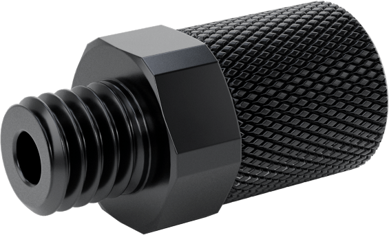 Hava için Vidalı Somunlu Dikenli Boru Bağlantı Elemanı, 3 mm Boru İç Çapı için Düz Adaptör, M5 x 0,8 mm Erkek