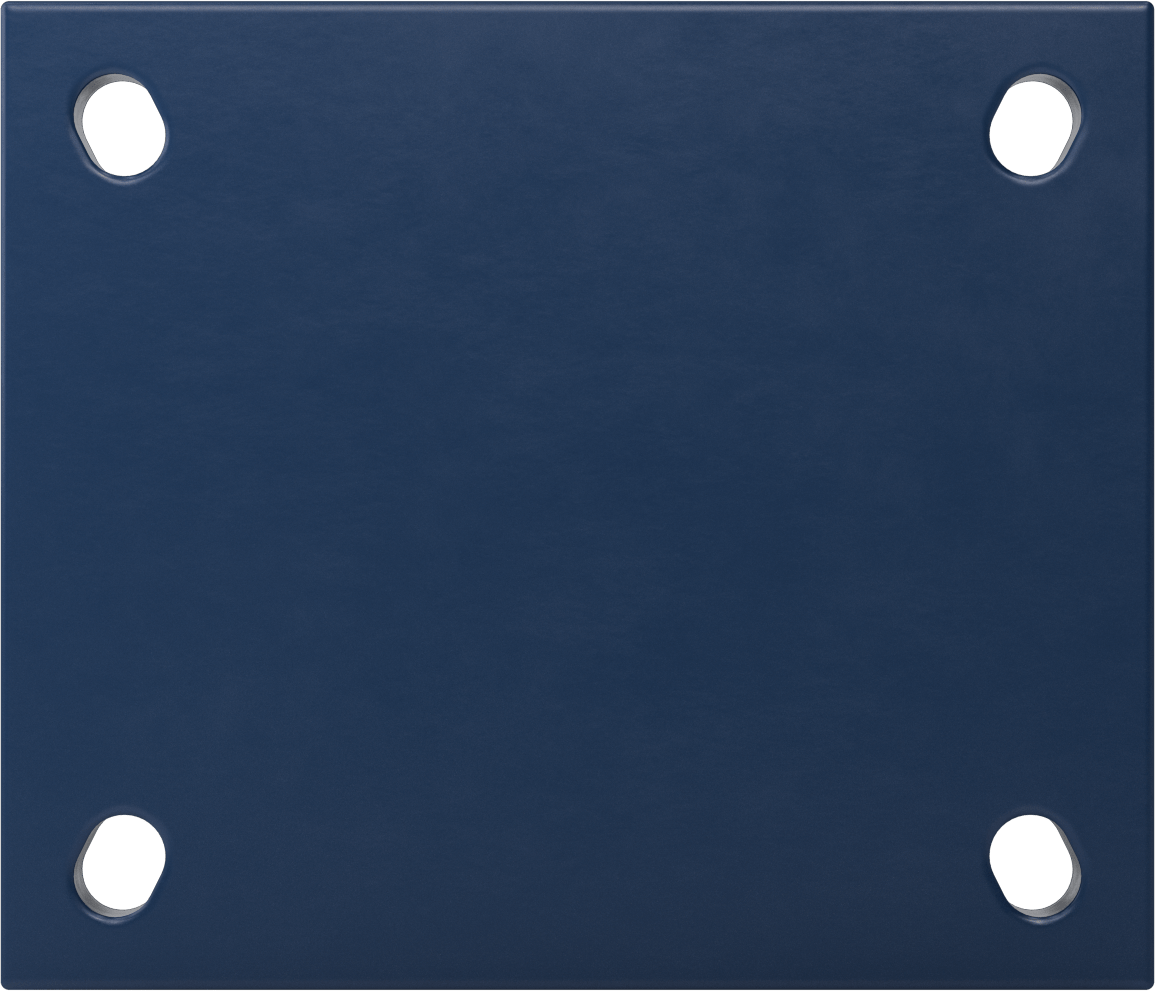 Ekstra Yüksek Kapasiteli Brute Tekerlek, 7“ x 6” Plaka, 6 inç Çapında x 3 inç Genişliğinde Çelik Tekerlekli Sert