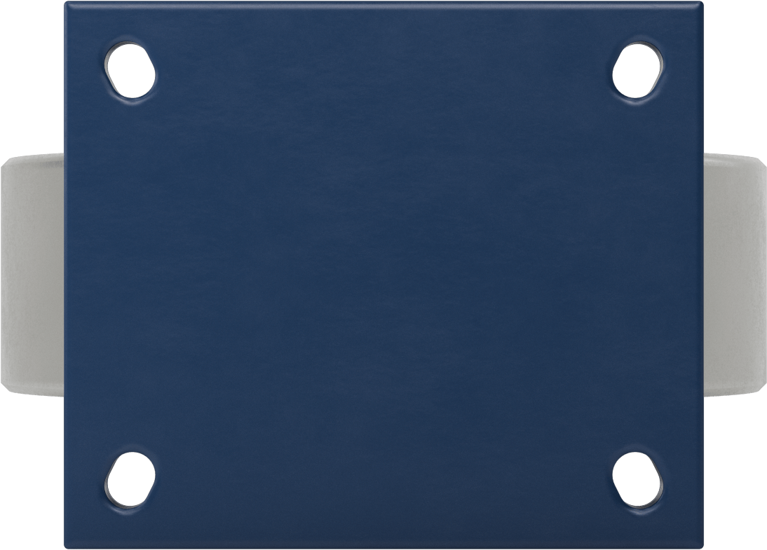 Ekstra Yüksek Kapasiteli Brute Tekerlek, 7“ x 6” Plaka, 10" Çaplı Çelik Tekerlekli Rigid