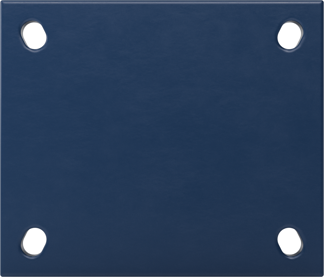 Ekstra Yüksek Kapasiteli Brute Tekerlek, 7“ x 6” Plaka, 8 inç Çapında Çelik Tekerlekli Sert