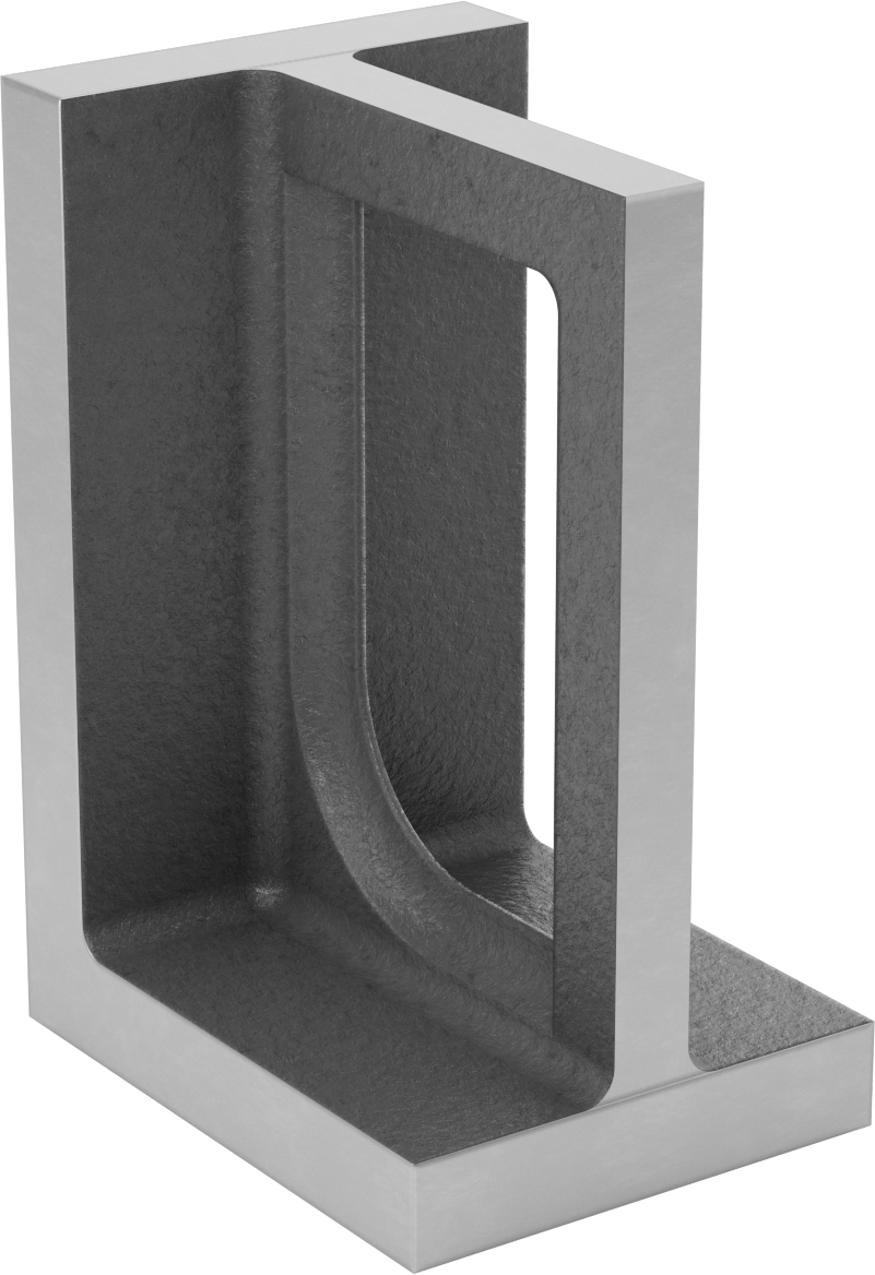Her Yöne Uygun Açı Plakası, 7“ Uzunluk x 5-1/2” Genişlik x 10" Yükseklik