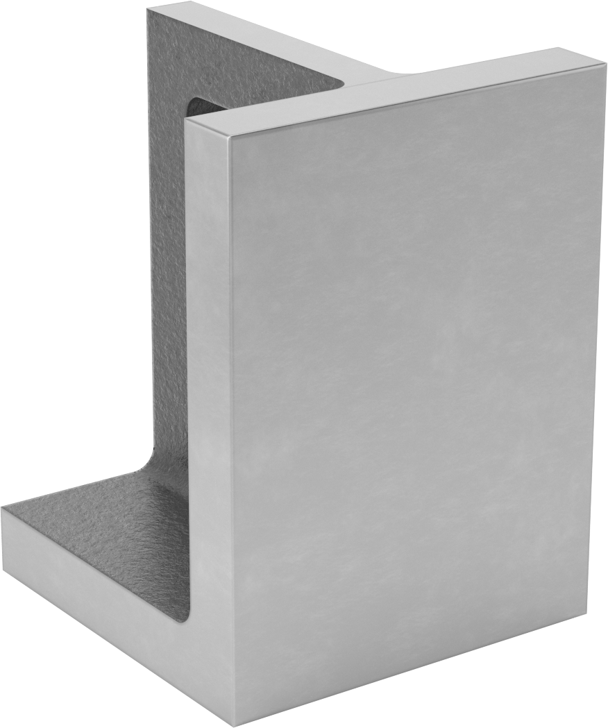 Her Yöne Uygun Açı Plakası, 6“ Uzunluk x 6” Genişlik x 8" Yükseklik