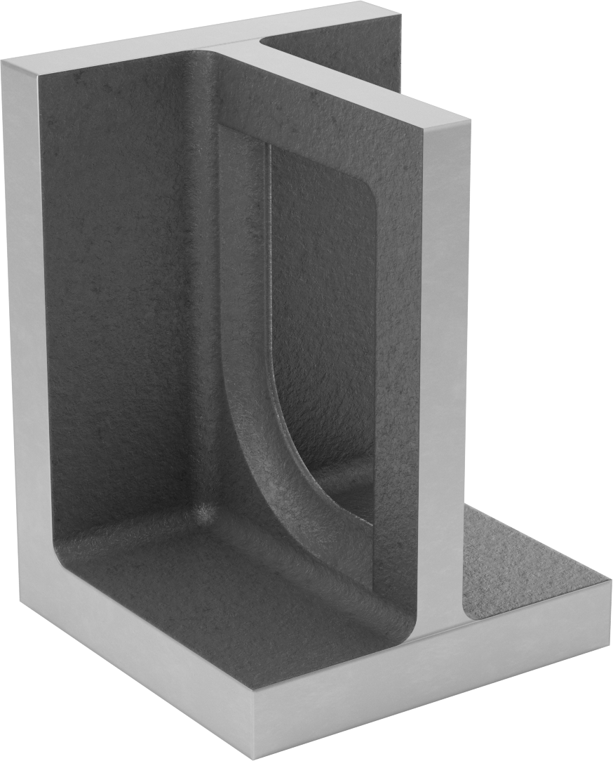 Her Yöne Uygun Açı Plakası, 6“ Uzunluk x 6” Genişlik x 8" Yükseklik