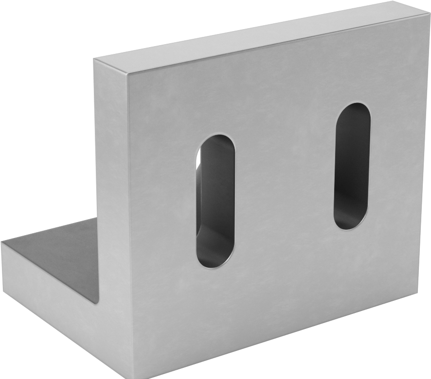 Yuvalı Açılı Plaka, 2-1/2“ Uzunluk x 3-1/2” Genişlik x 3" Yükseklik