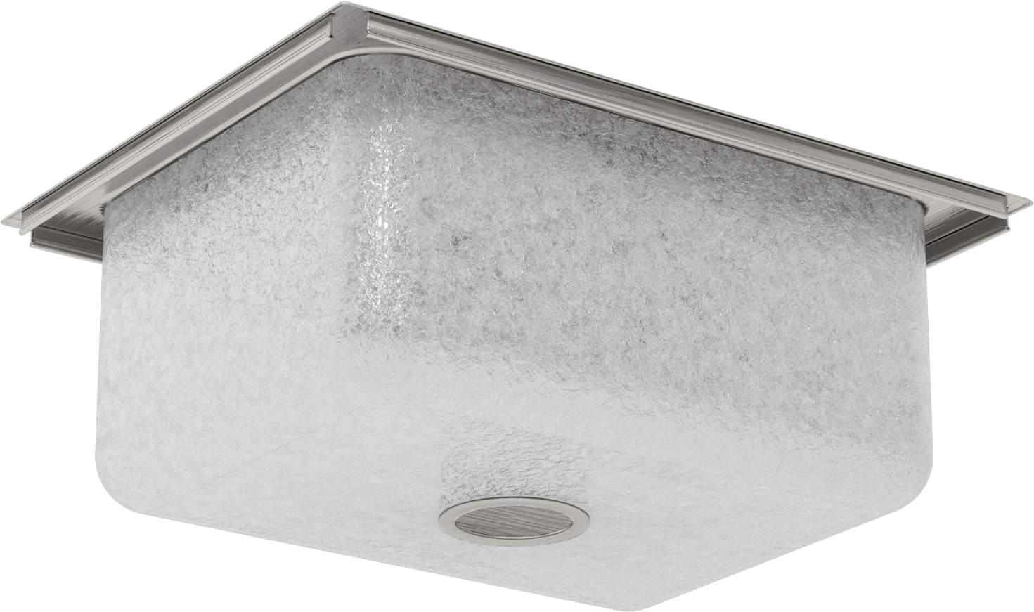 304 Paslanmaz Çelik Tezgah Üstü Evye, 25“ Genişlik x 19-1/2” Derinlik x 10-1/8" Toplam Yükseklik