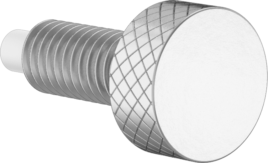 18-8 Paslanmaz Çelik Topuz Tutamaklı Geri Çekilebilir Yaylı Piston, Asetal Burun, Bükümlü Kilit, 3/8"-16 Boyut