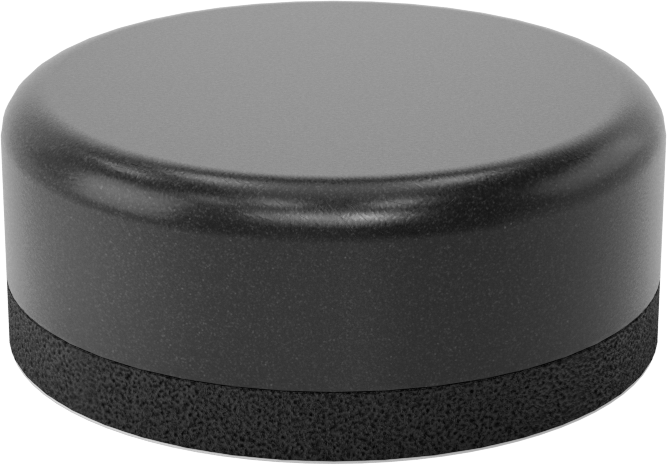 Plastik Koruyucu Ayaklar, Arka Yüzü Yapışkanlı, 1-1/2“ Çap x 7/16” Yüksek Taban