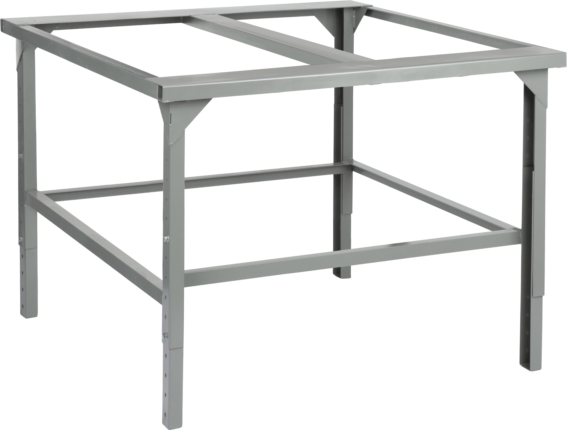Ayarlanabilir Palet Standı - Kaldırma Amaçlı Değildir, Ayaklı, 48" Uzunluk x 48 Genişlik