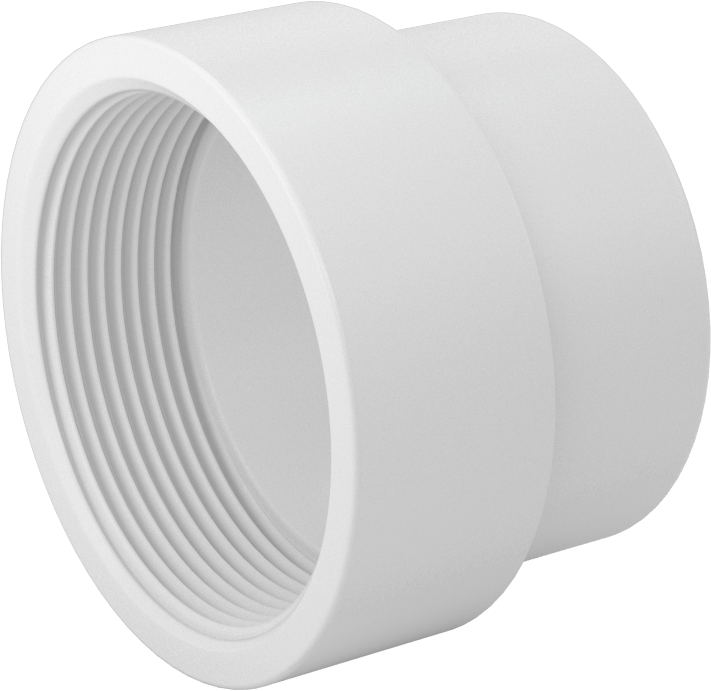 Drenaj için Yer Üstü PVC Bağlantı Parçası, Atık ve Havalandırma, Düz Adaptör, 3 Erkek Soket Bağlantısı x 3 NPT Dişi
