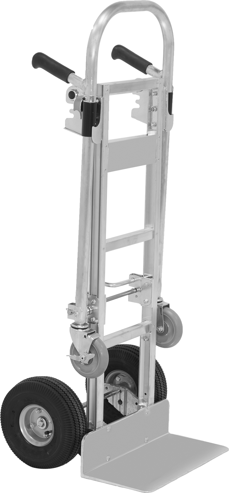 Dönüştürülebilir Platform/El Arabası, Alüminyum, 38-1/4“ Uzunluk x 12” Genişlik x 11" Yükseklik Platform