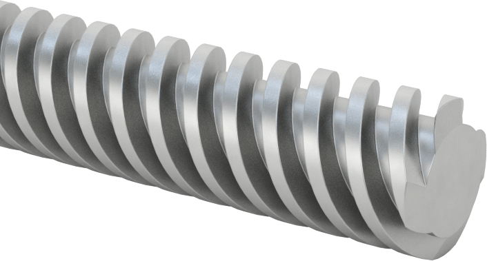Hızlı Hareketli Ultra Hassas Kılavuz Vida, 304 Paslanmaz Çelik, M10 x 3 mm Diş, 250 mm Uzunluk