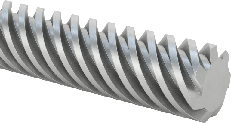 Hızlı Hareketli Ultra Hassas Kılavuz Vida, 304 Paslanmaz Çelik, M16 x 5 mm Diş, 250 mm Uzunluk
