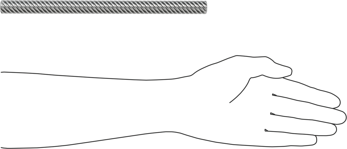 Hızlı Hareketli Ultra Hassas Kılavuz Vida, 304 Paslanmaz Çelik, M16 x 5 mm Diş, 250 mm Uzunluk