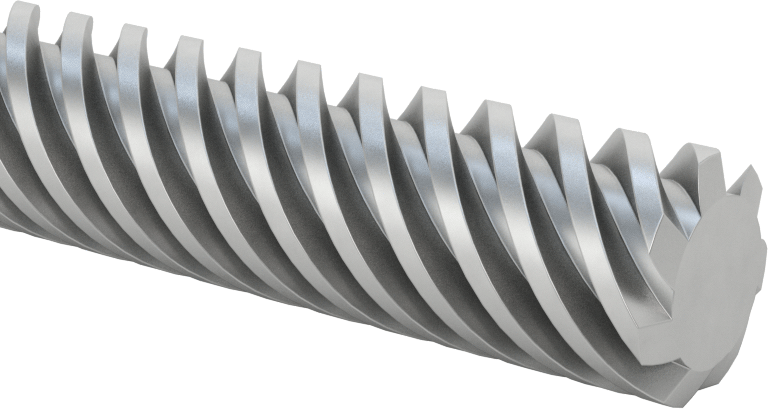 Hızlı Hareketli Ultra Hassas Kılavuz Vida, 304 Paslanmaz Çelik, M16 x 5 mm Diş, 500 mm Uzunluk
