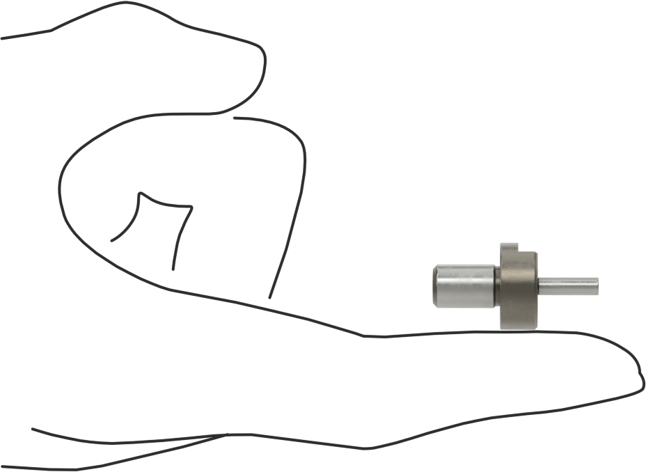 Çıkarılabilir Yerleştirme Pimi, 1/8“ Çap x 7/16” Yükseklikte Yuvarlak Baş