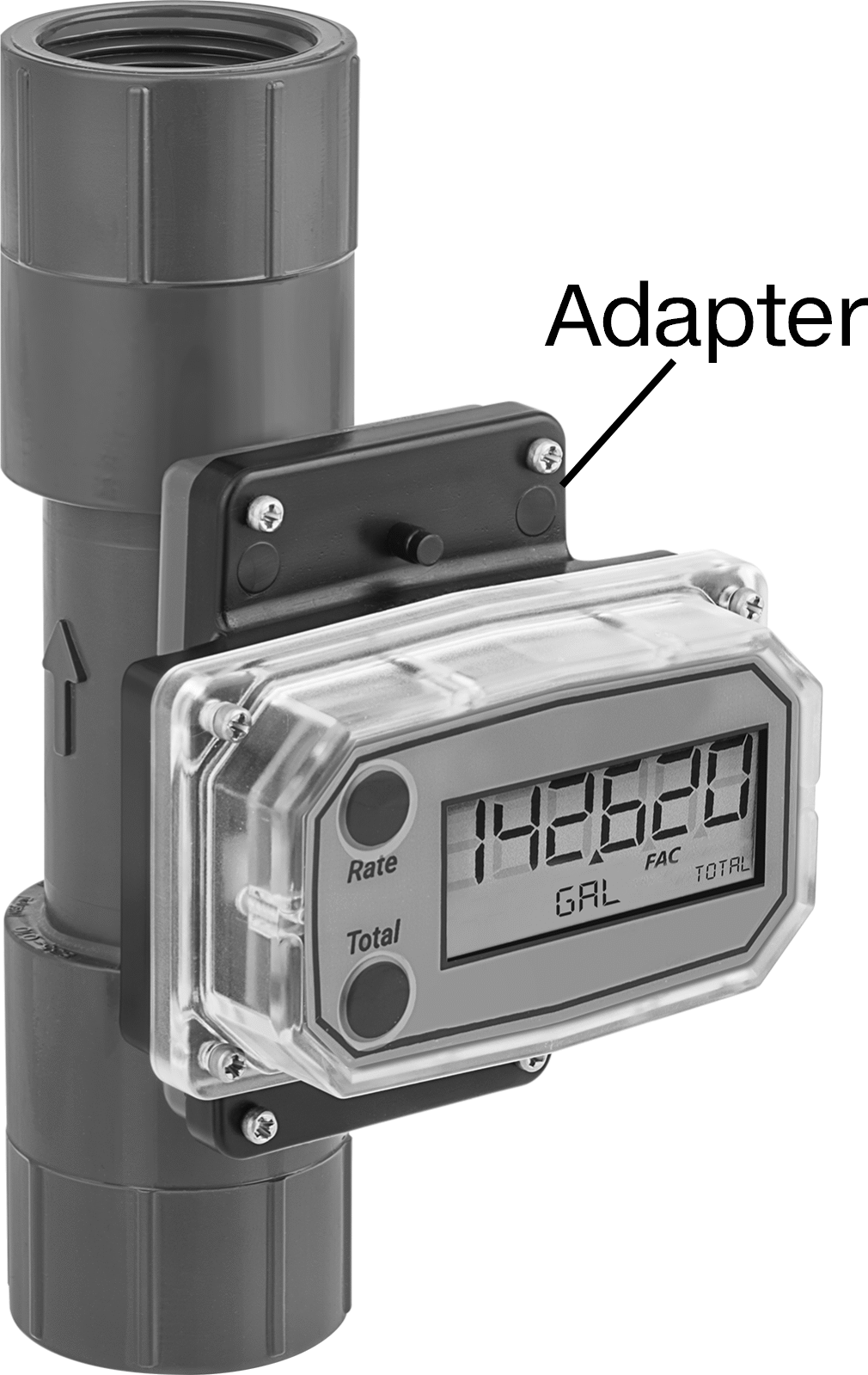 Shown with 90° Display Adapter Kit