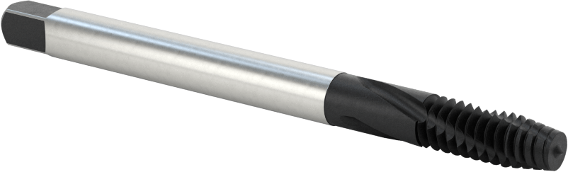 Titanyum için Talaş Temizlemeli Kılavuz, Kapalı Uçlu Delik Diş Açma, 1/4"-20 Diş Boyutu