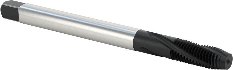 Titanyum için Talaş Temizlemeli Kılavuz, Kapalı Uçlu Delik Diş Açma, 1/4"-28 Diş Boyutu