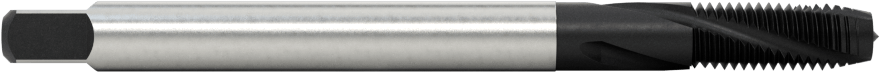 Titanyum için Talaş Temizlemeli Kılavuz, Kapalı Uçlu Delik Diş Açma, 1/4"-28 Diş Boyutu