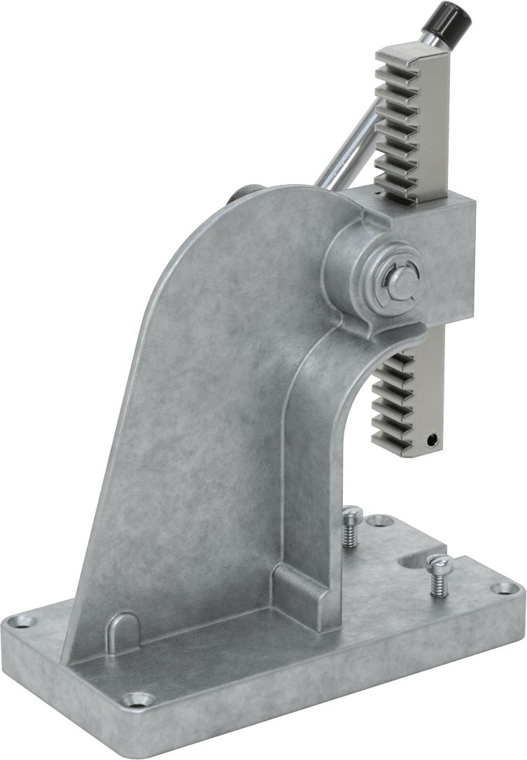 Küçük Parçalar için Kompakt Tezgah Üstü Kolu Presi, 500 lbs. Kapasite
