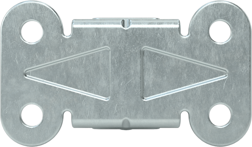 3“ x 1-3/4” Plakalı Mighty-Lite Tekerlek, 2" Çapında Demir Tekerlekli Sert