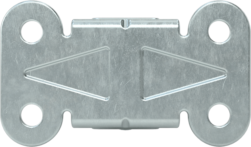 3“ x 1-3/4” Plakalı Mighty-Lite Tekerlek, 2" Çapında 90A Durometre Kauçuk Tekerlekli Sert