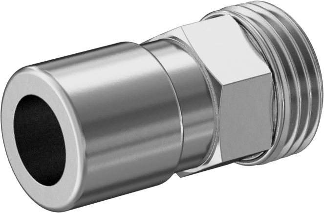 Kimyasallar için Paslanmaz Çelik Bas-Bağlan Tüp Bağlantı Elemanı, 3/8" Boru Dış Çapı x 3/8 NPT Erkek için Düz Adaptör
