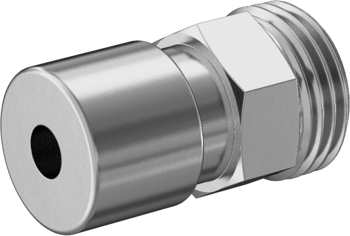 Kimyasallar için Paslanmaz Çelik Bas-Bağlan Tüp Bağlantı Elemanı, 1/4" Dış Çaplı Boru x 1/2 NPT Erkek için Düz Adaptör