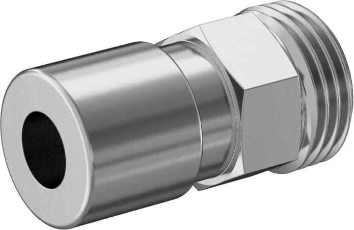 Kimyasallar için Paslanmaz Çelik Bas-Bağlan Tüp Bağlantı Elemanı, 3/8" Boru Dış Çapı x 1/2 NPT Erkek için Düz Adaptör