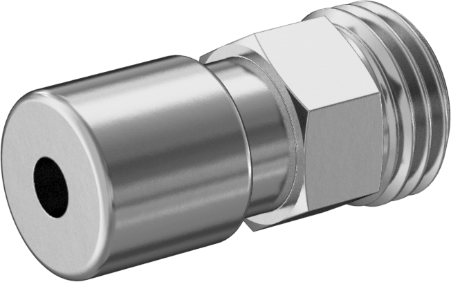 Kimyasallar için Paslanmaz Çelik Bas-Bağlan Tüp Bağlantı Elemanı, 4 mm Boru Dış Çapı x 1/4 NPT Erkek için Düz Adaptör