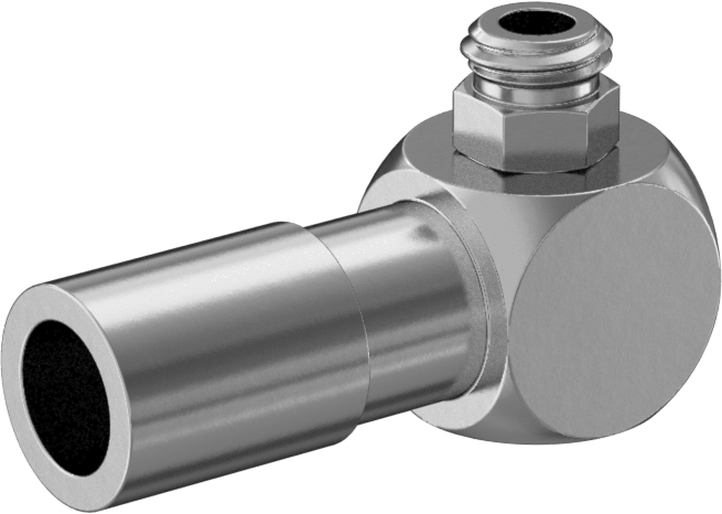 Kimyasallar için Paslanmaz Çelik Bas-Bağlan Tüp Bağlantı Elemanı, 1/4" Dış Çaplı Boru x 1/8 NPT Erkek için 90 Derece Dirsek