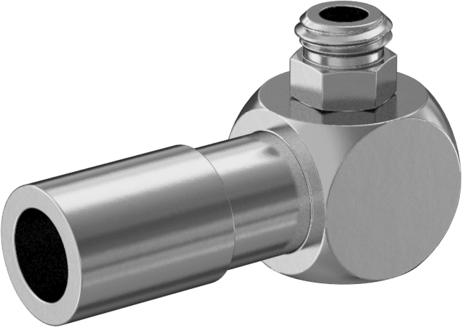 Kimyasallar için Paslanmaz Çelik Bas-Bağlan Tüp Bağlantı Elemanı, 6 mm Dış Çaplı Boru x 1/8 NPT Erkek için 90 Derece Dirsek