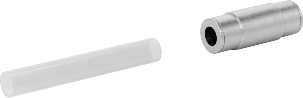 Kimyasallar için Paslanmaz Çelik Bas-Bağlan Tüp Bağlantı Elemanı, 3/8“ Dış Çaplı Boru x 3/8” Dış Çaplı Boru için Düz Bağlantı Elemanı
