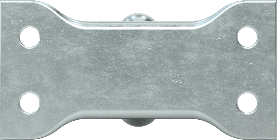 Cart-Smart Tekerlek, 2-1/2" Çaplı 75D Durometre Kauçuk Tekerlekli Sert