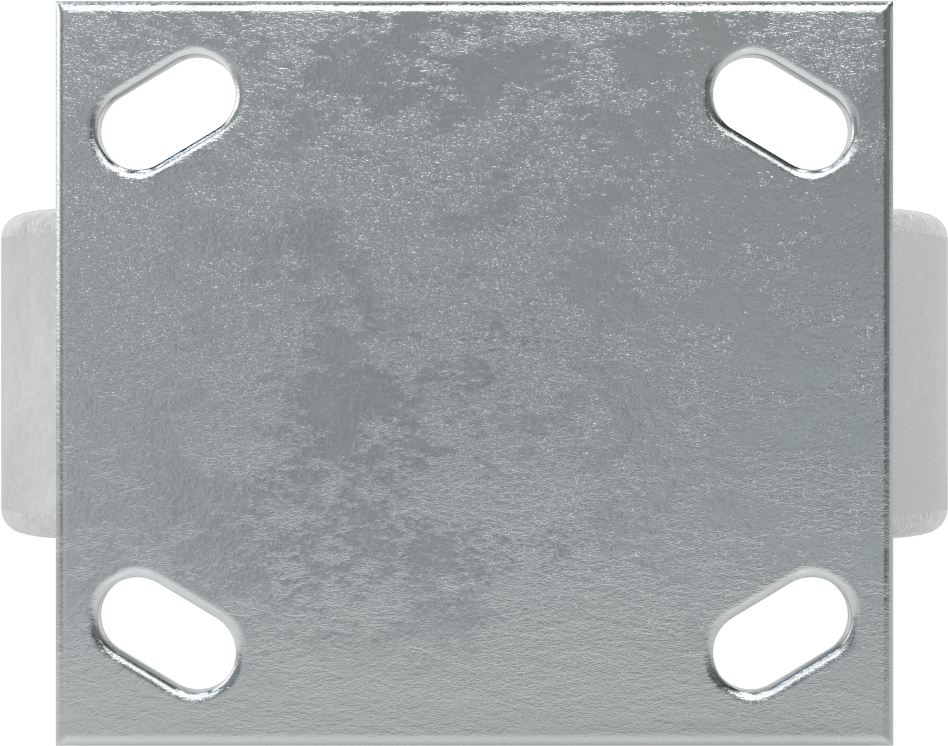 4-1/2“ x 4” Plakalı Yüksek Kapasiteli Spartan Tekerlek, 6 inç Çapında Açık Rulmanlı Metal Tekerlekli Sert