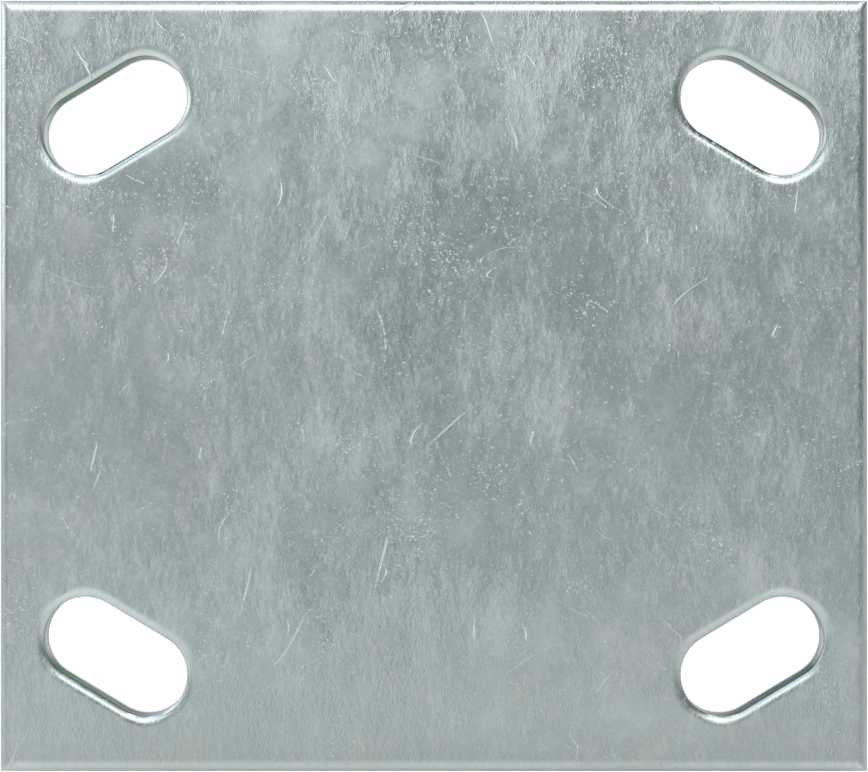 4-1/2“ x 4” Plakalı Yüksek Kapasiteli Spartan Tekerlek, 5“ x 2” Korumalı Rulmanlı Poliüretan Tekerlekli Sert