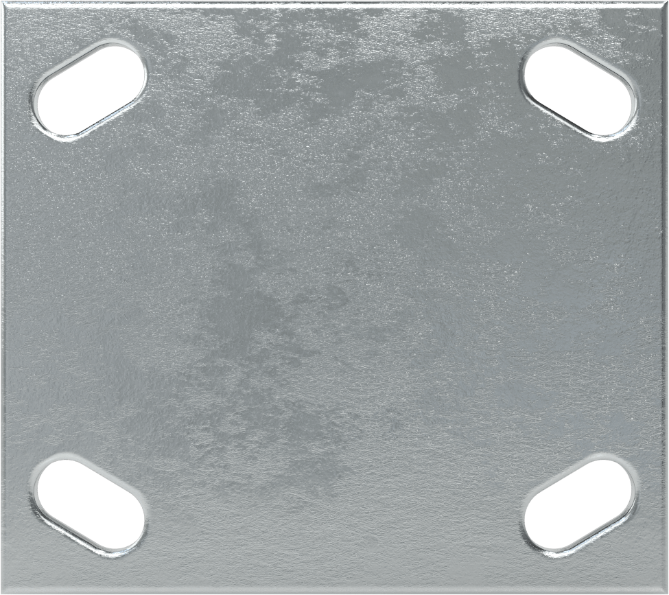 4-1/2“ x 4” Plakalı Yüksek Kapasiteli Spartan Tekerlek, Koruyuculu Yataklı 5" Çaplı Fenolik Tekerlekli Sert