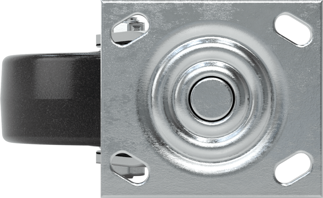 4-1/2“ x 4” Plakalı Yüksek Kapasiteli Spartan Tekerlek, 6 inç Çapında Korumalı Rulmanlı Fenolik Tekerlekli Döner Tekerlekli Sandalye