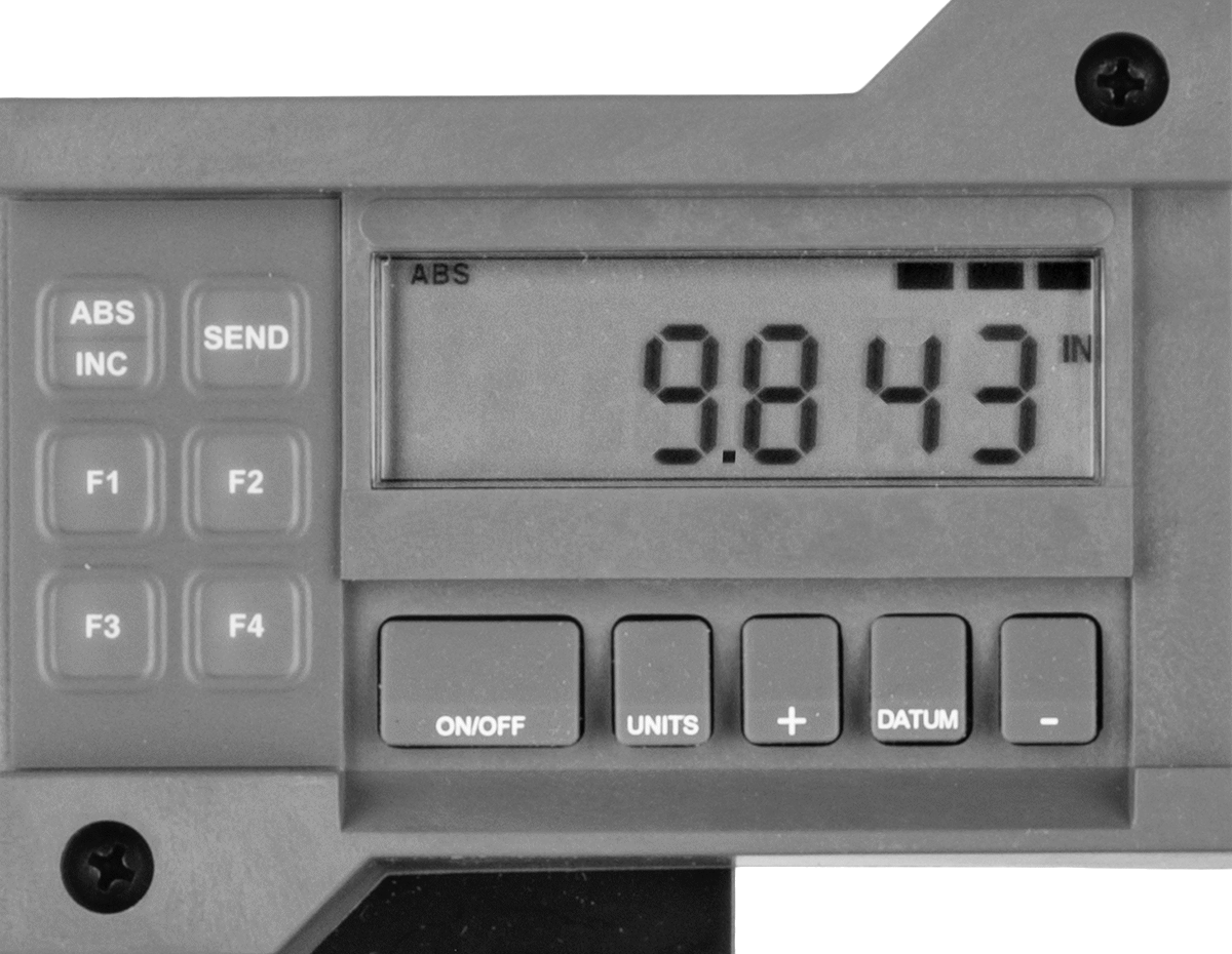 Testereler için Dijital Doğrusal Ölçek, LCD Ekran, 0“ ila 50” ve 0 mm ila 1300 mm Aralık