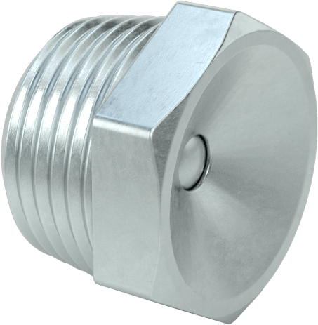 Gömme Tip Gres Nipeli, Dişsiz Delikler için, Kendinden Vidalı, M10 x 1 mm Erkek