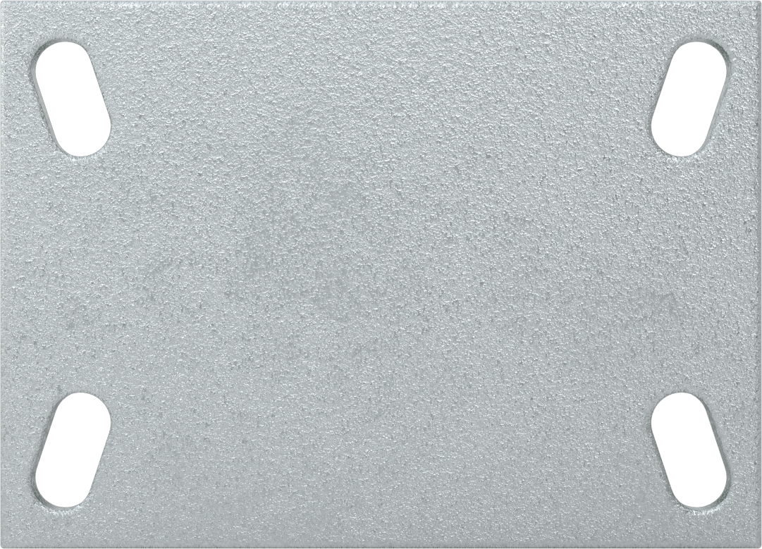 Dövme Çerçeveli Yüksek Kapasiteli Spartan Tekerlek, 6-1/4“ x 4-1/2” Plaka, 5 inç 75D Poliüretan Tekerlekli Sert