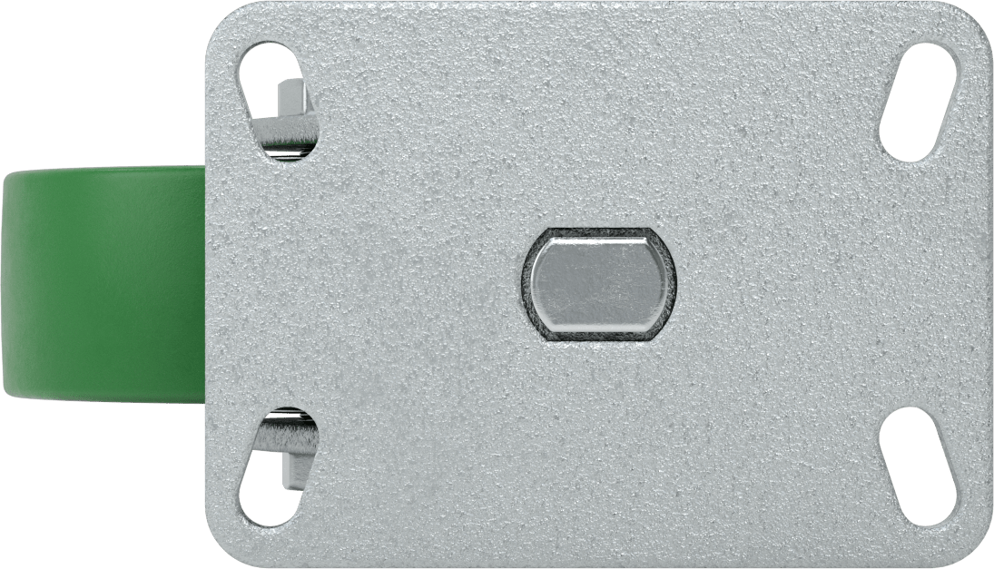 Dövme Çerçeveli Yüksek Kapasiteli Spartan Tekerlek, 6-1/4“ x 4-1/2” Plaka, 6" 75D Poliüretan Tekerlekli Döner Tekerlek
