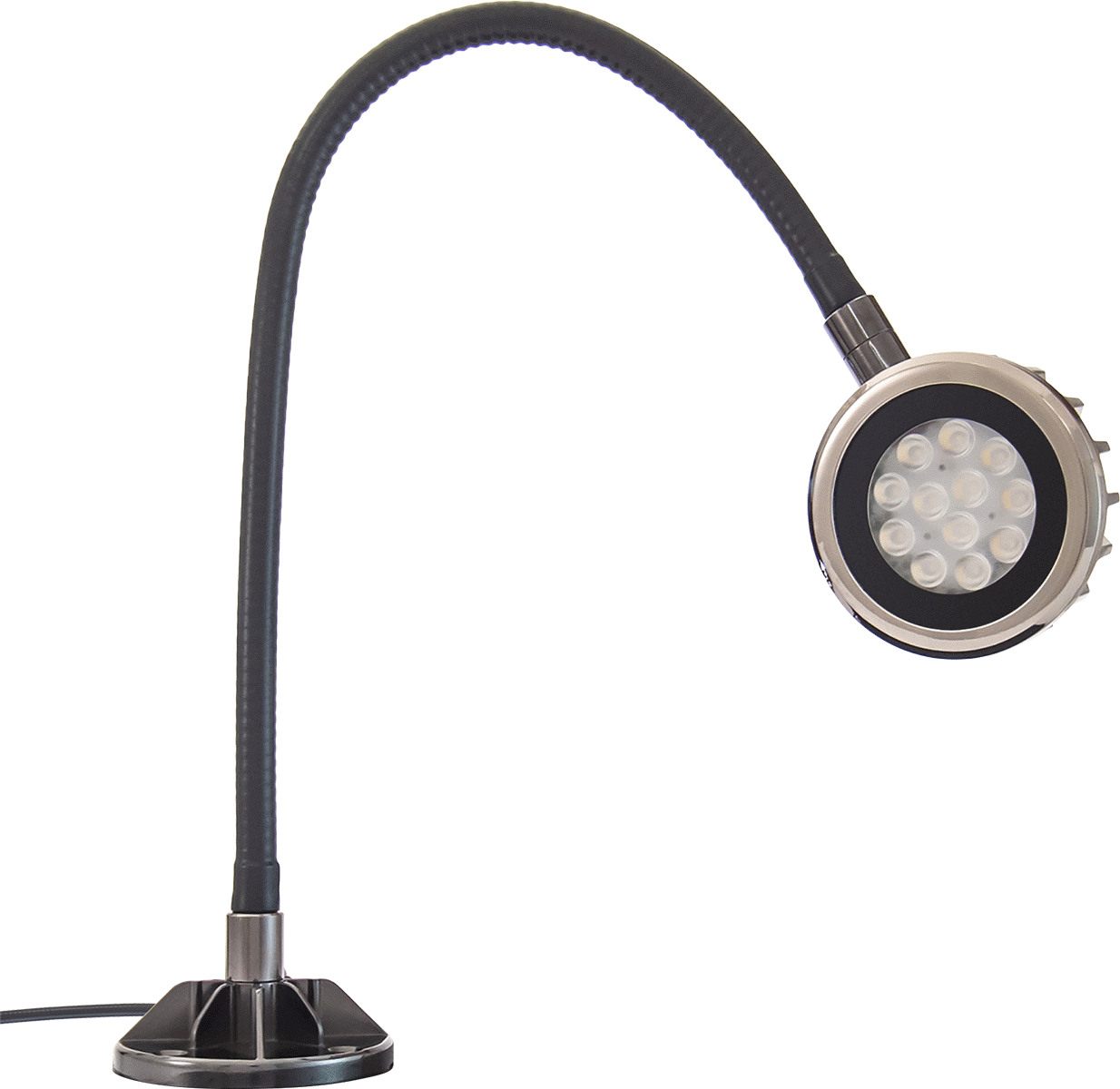 Her Yöne Uygun Makine Işığı, Manyetik Montaj, 22" Kol Uzanma Mesafesi, 120-240V AC